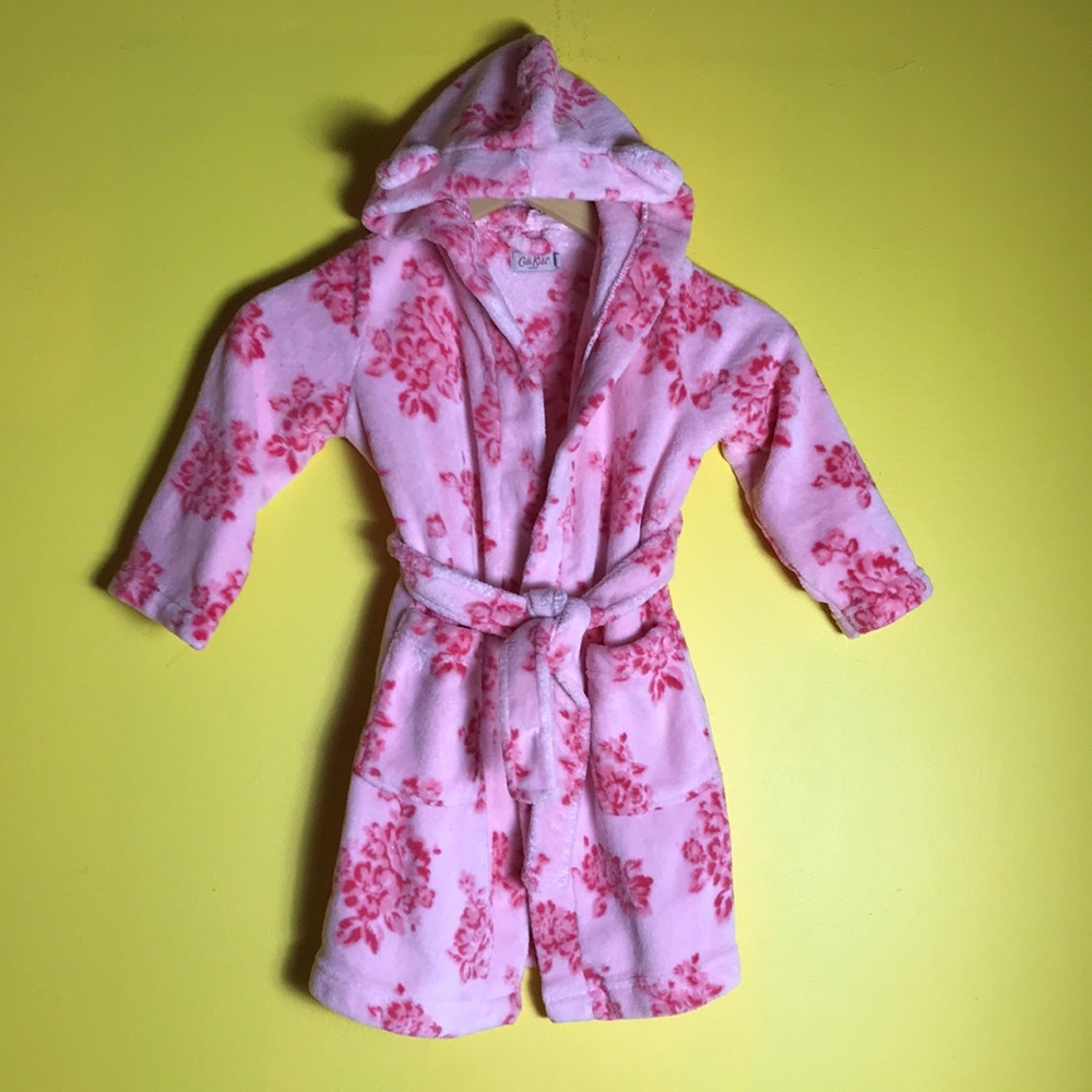 Cath kidston pink floral girls bathrobe 2-3 yrs NWOT